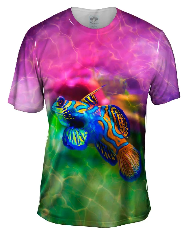 Customizable T-shirt-Wild Colors Fish Underwater