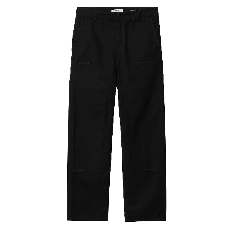 Classic Black Pants-Carhartt WIP Womens Pierce Double Knee Pant Black