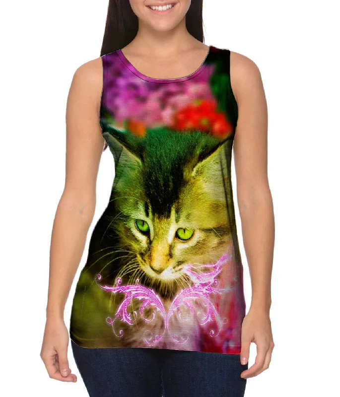 High-Tech Sports Tank-Cool Kitten