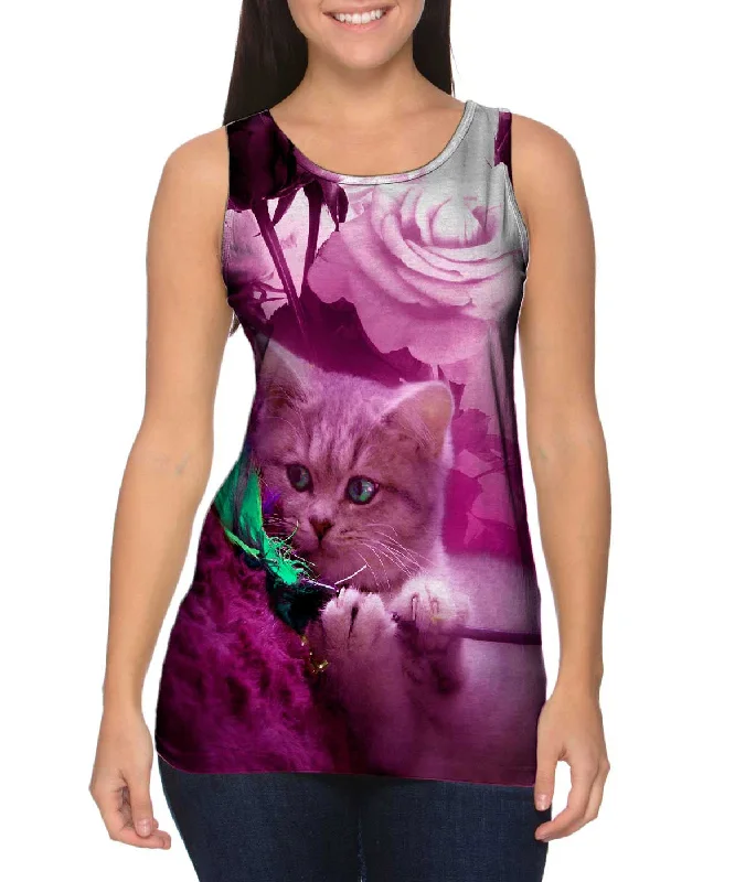 Comfortable Cotton Tank-Cat 003