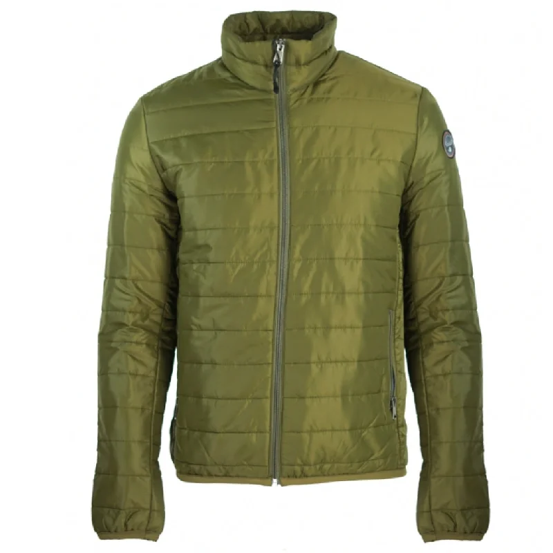 Zip-Up Hoodie Jacket-Napapijri Acalmar 3 Green Jacket