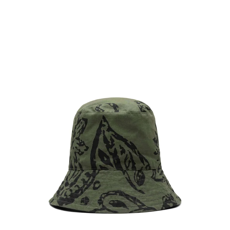 Cool Camo Print Hat-BUCKET HAT