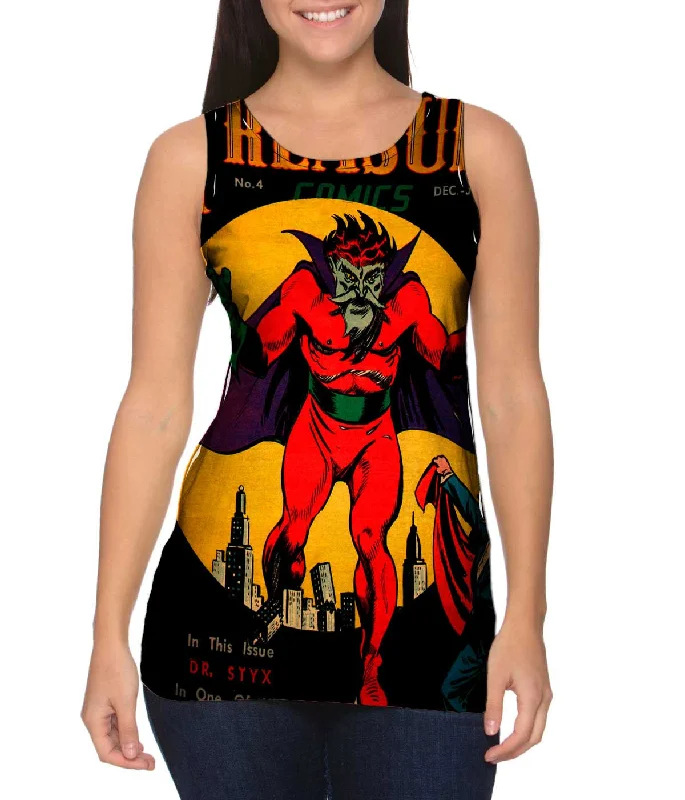 Casual Zip-Up Tank-Doc Styx Comic Retro