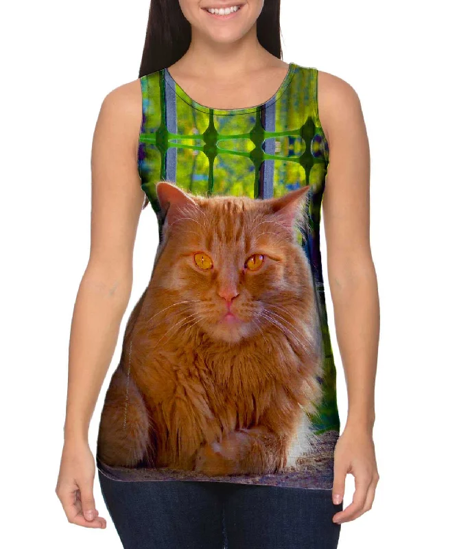 Motivational Quote Sleeveless-Distinguished Cat