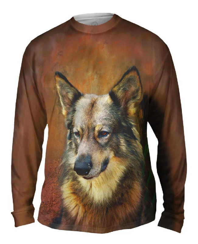 Simple Cotton Long Sleeve-German Shepherd Fun