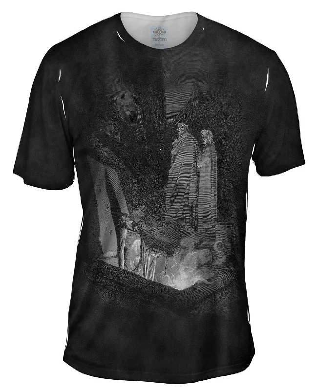 Artistic Logo T-shirt-Gustave Dore - "The Inferno Canto 10" (1857)