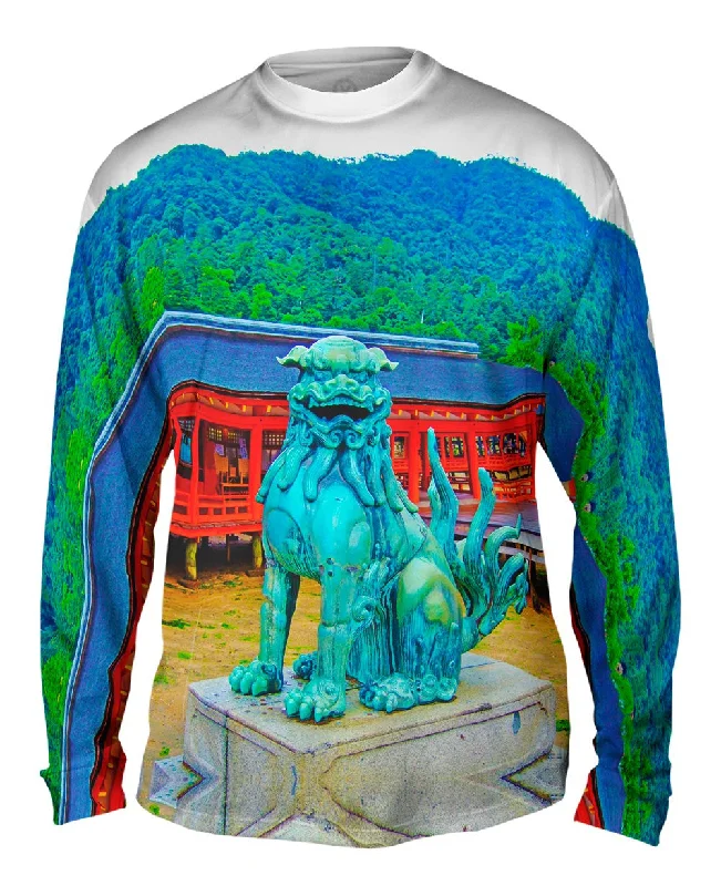 Outdoor Adventure Long Sleeve-Guardian Dog Itsukushima - Shrine