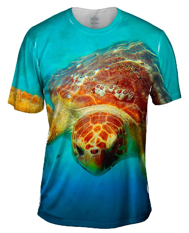 Cool Logo T-shirt-Deep Sea Turtle