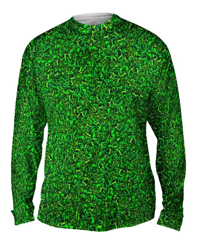 Stylish Henley Long Sleeve-Emerald City Bling