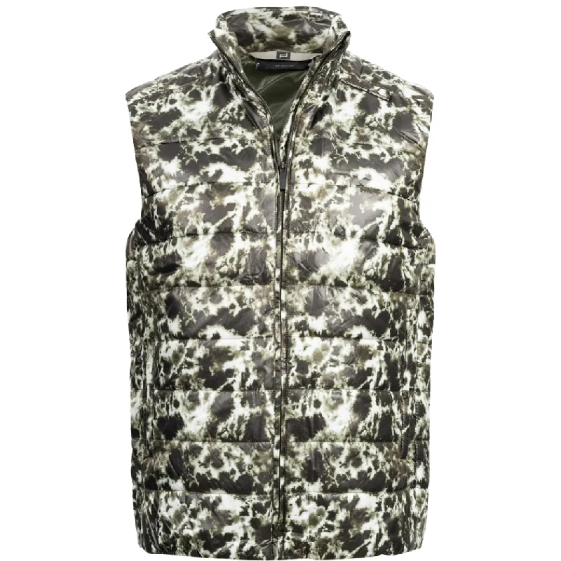 Classic Denim Jacket-Porsche Design Sport Green Camo Lightweight Gilet Jacket