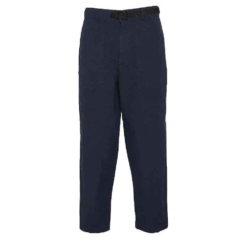 Urban Fashion Pants-Barbour Grindle Straight-Leg Trousers Classic Navy