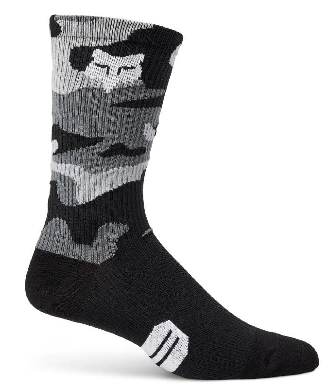 Custom Printed Socks-Fox Racing 8" Ranger Sock - Black Camo