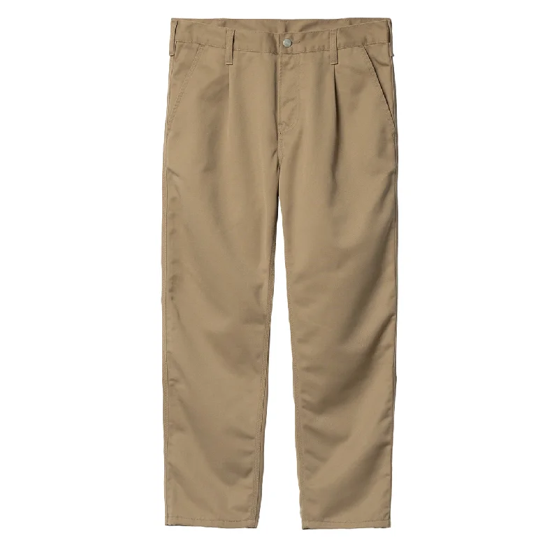 Outdoor Hiking Pants-Carhartt WIP Abbott Pant Leather Rinsed