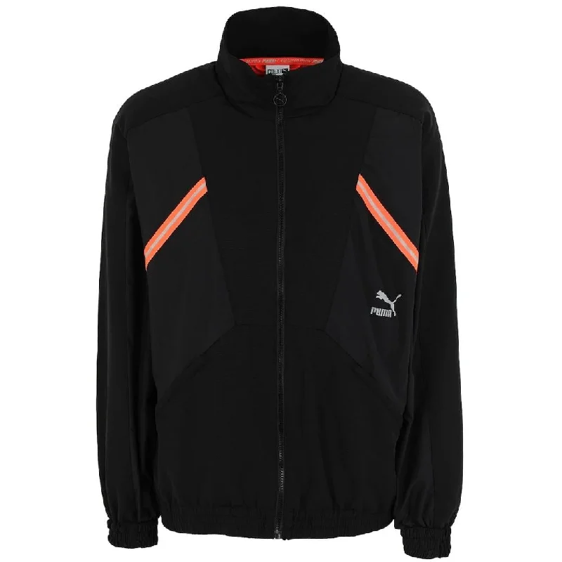 Fashionable Rain Jacket-Puma TFS Woven Black Jacket