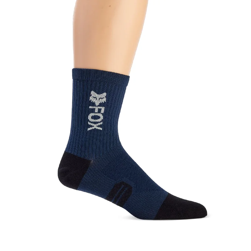 Trendy Striped Socks-Fox Racing 6" Ranger Sock - 1974 - Midnight