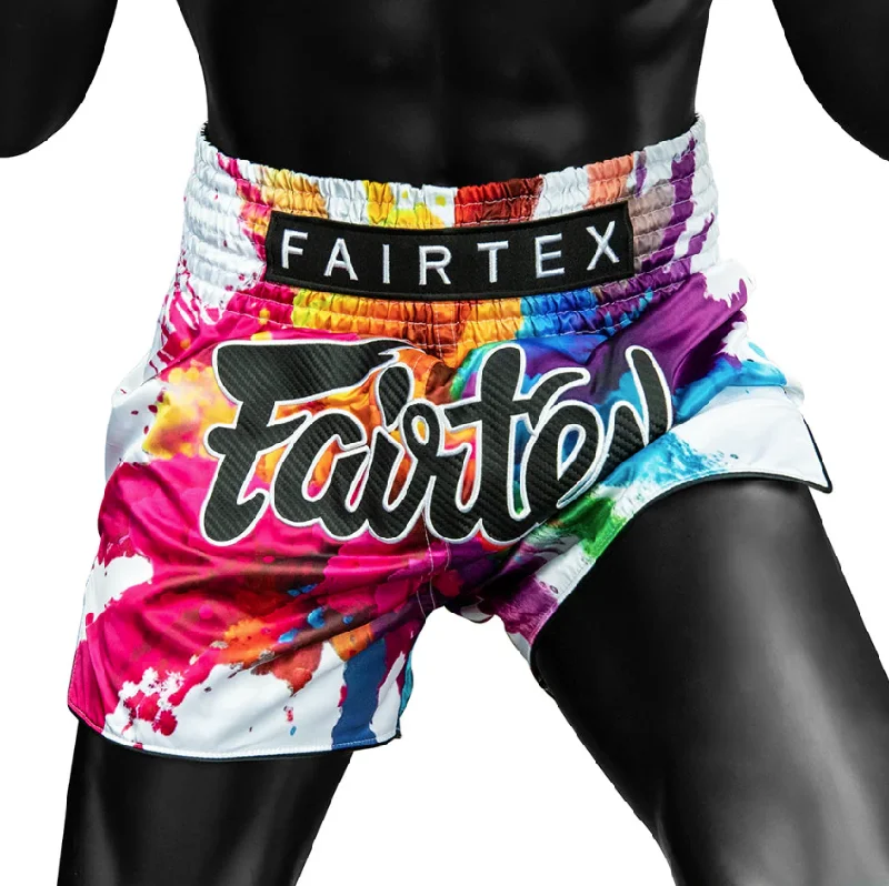 Lightweight Sports Shorts-Fairtex Muay Thai Shorts -  BS1939 Funky Soal