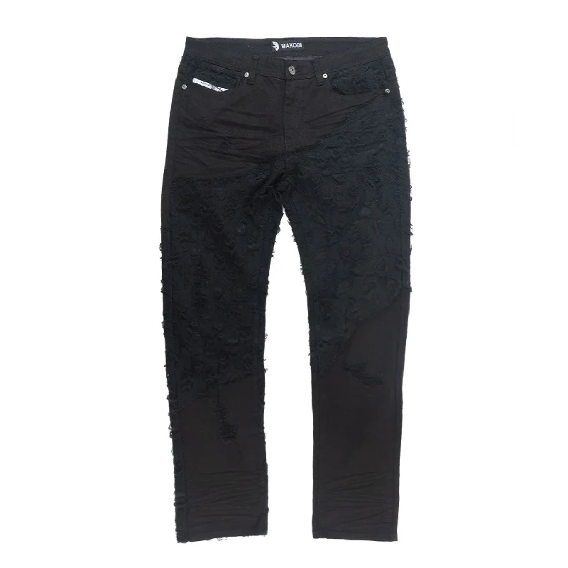 Bold Design Pants-M1906 Bellagio Jeans - Black