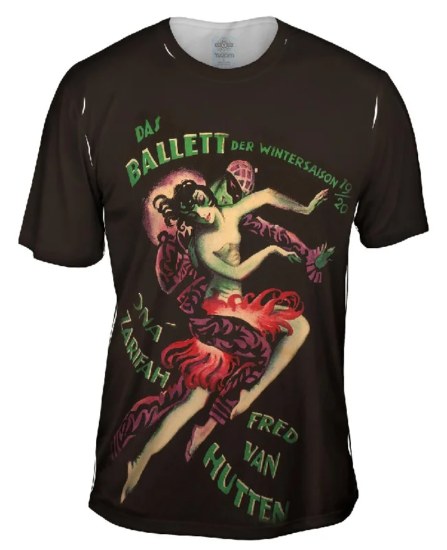 Graphic Artwork T-shirt-Josef Fenneke - "The Ballet Of Winter Season" (1919)