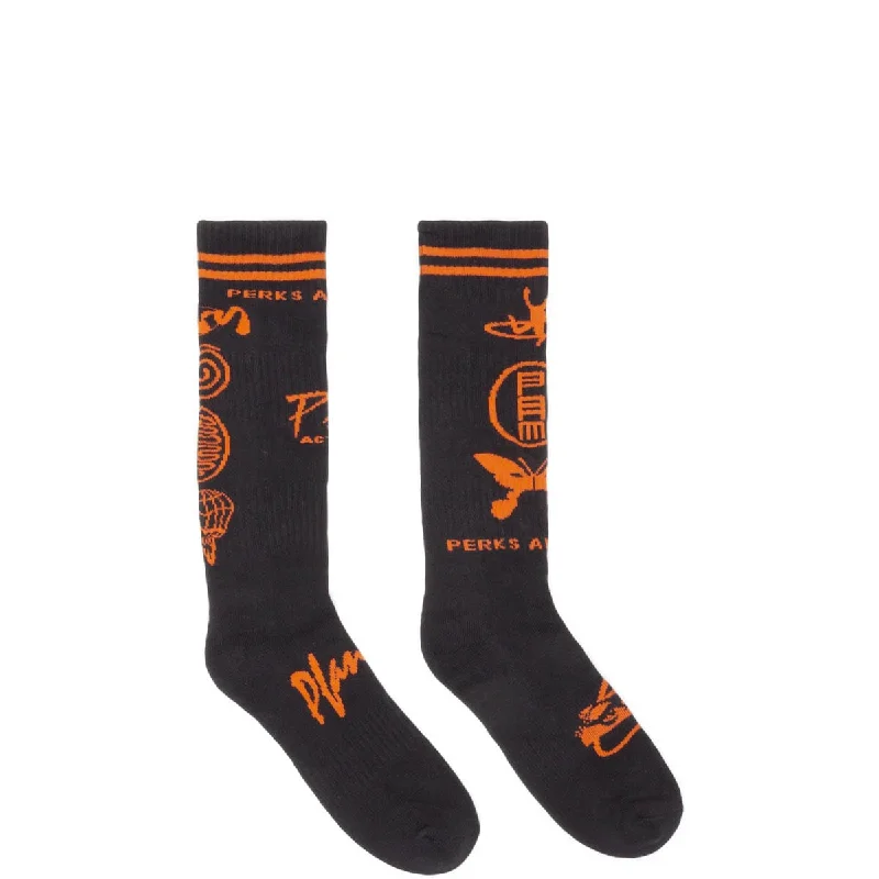 Fun Printed Crew Socks-LOGO LONG SOCK