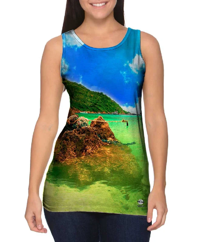 Breathable Running Tank-Cliff Of Vacation Future