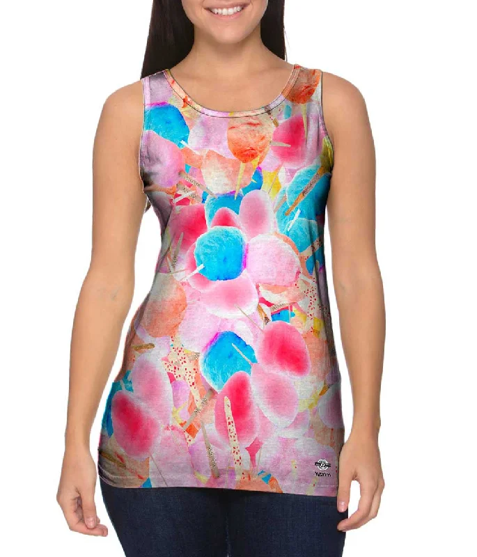 Stylish Sports Tank Top-Cotton Candy Jumbo