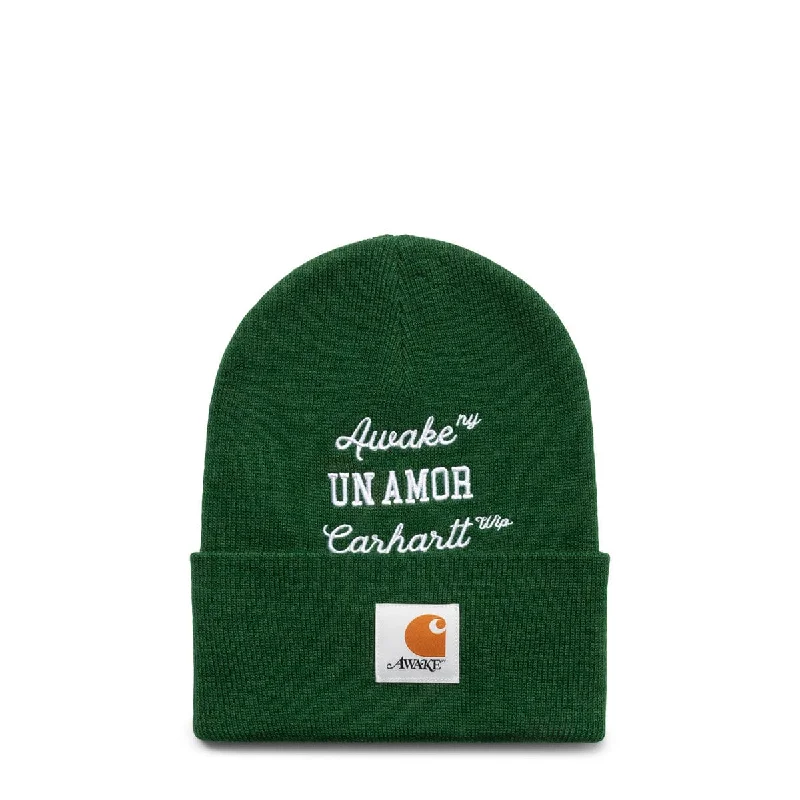 Custom Text Hat-X CARHARTT WIP UN AMOR BEANIE