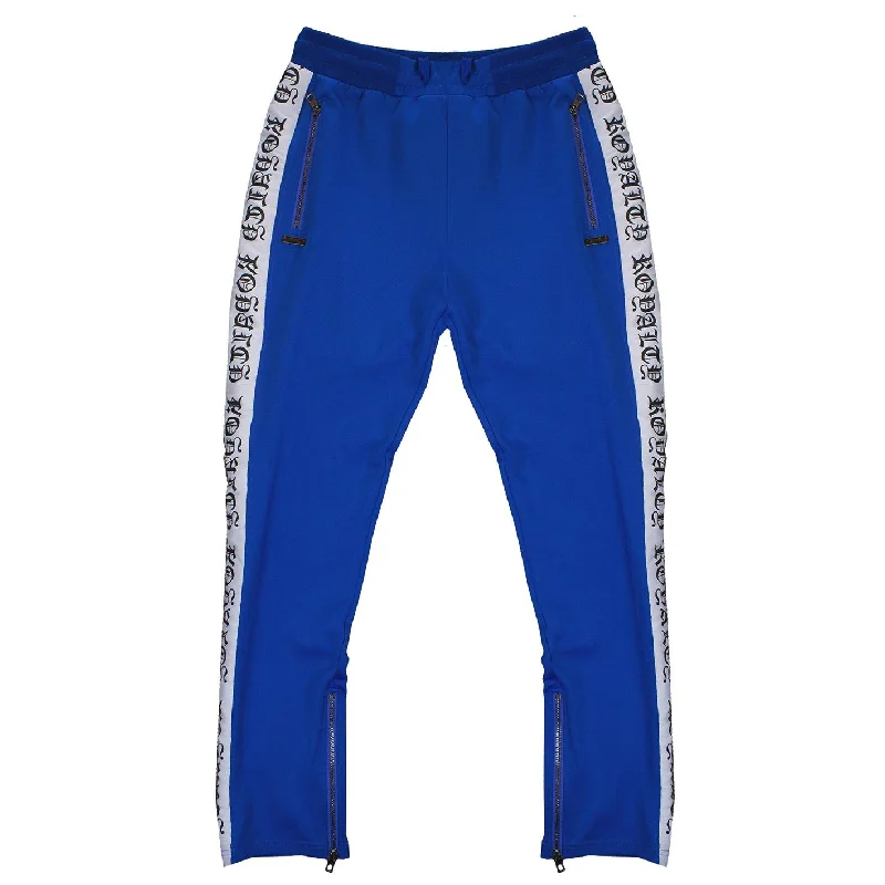 Classic Skinny Jeans Pants-M2799 Makobi Royalty Track Pants - Royal Blue