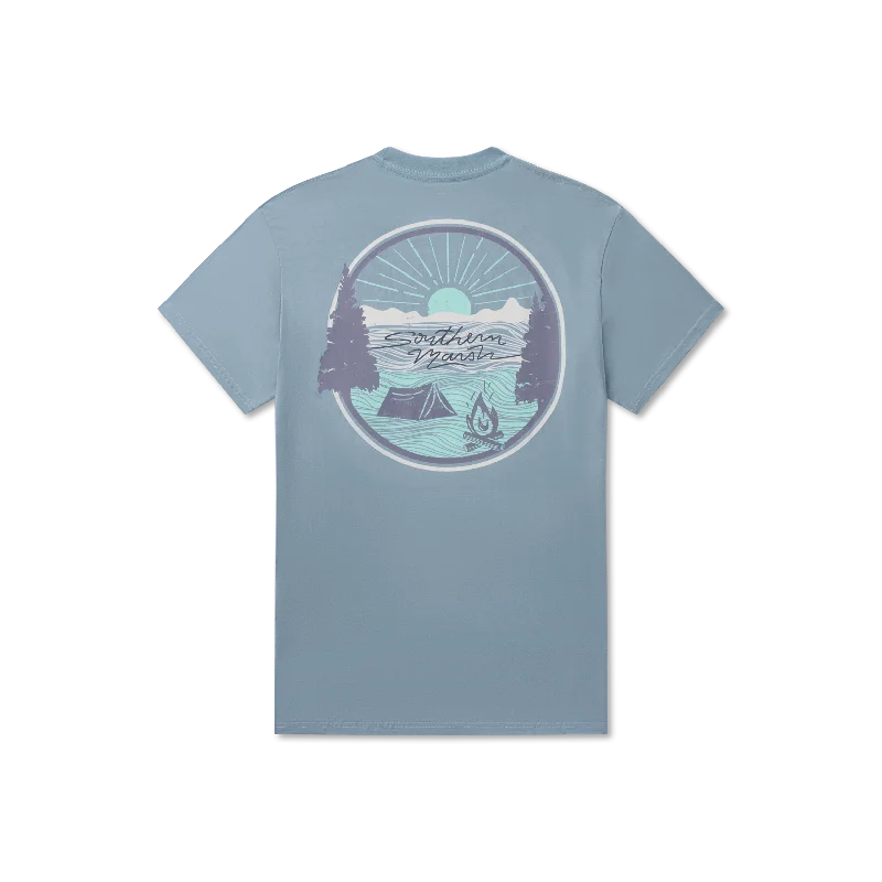 Custom Logo T-shirt-Summer Camp Sunsets Tee