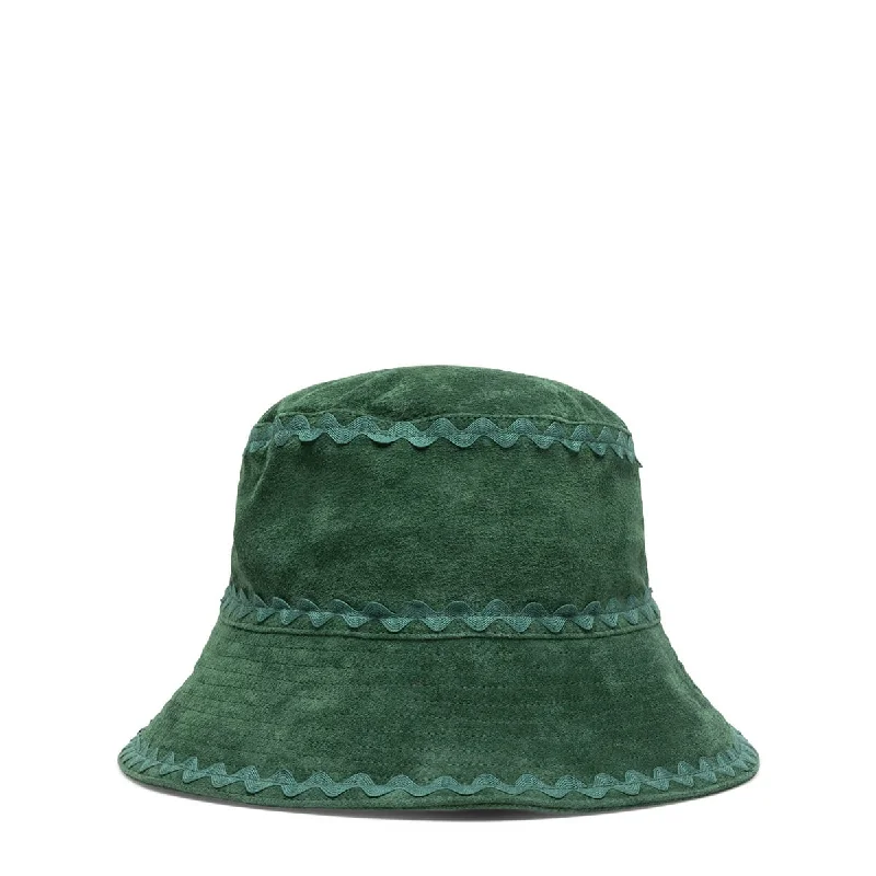 Soft Cotton Hat-SUEDE RICKRACK HAT