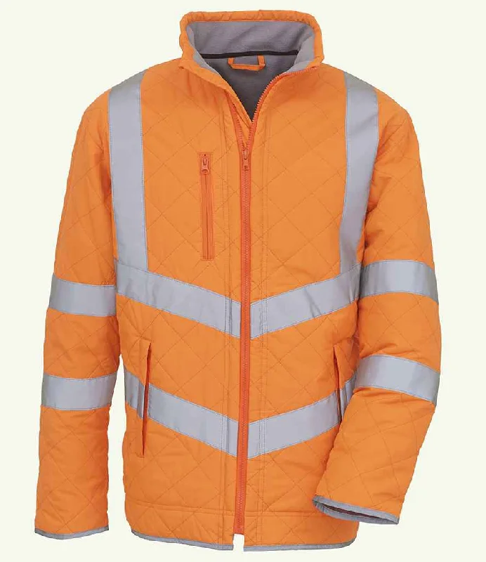 Classic Zip Jacket-Yoko Hi-Vis Kensington Jacket | Orange