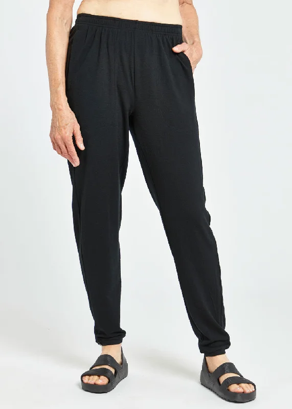 Comfortable Outdoor Pants-Wazzie Wool Track Pants