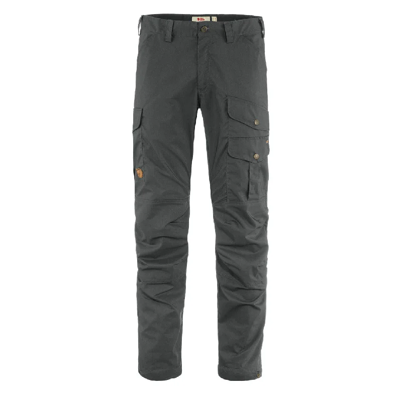 Slim Fit Casual Pants-Fjallraven Vidda Pro Lite Trousers Dark Grey