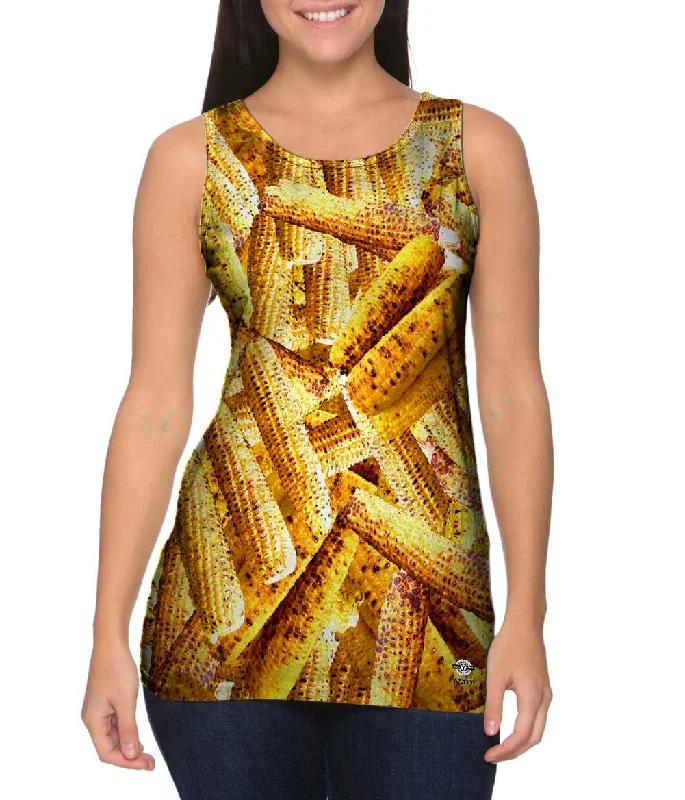 Motivational Quote Sleeveless-Country Grilled Corn