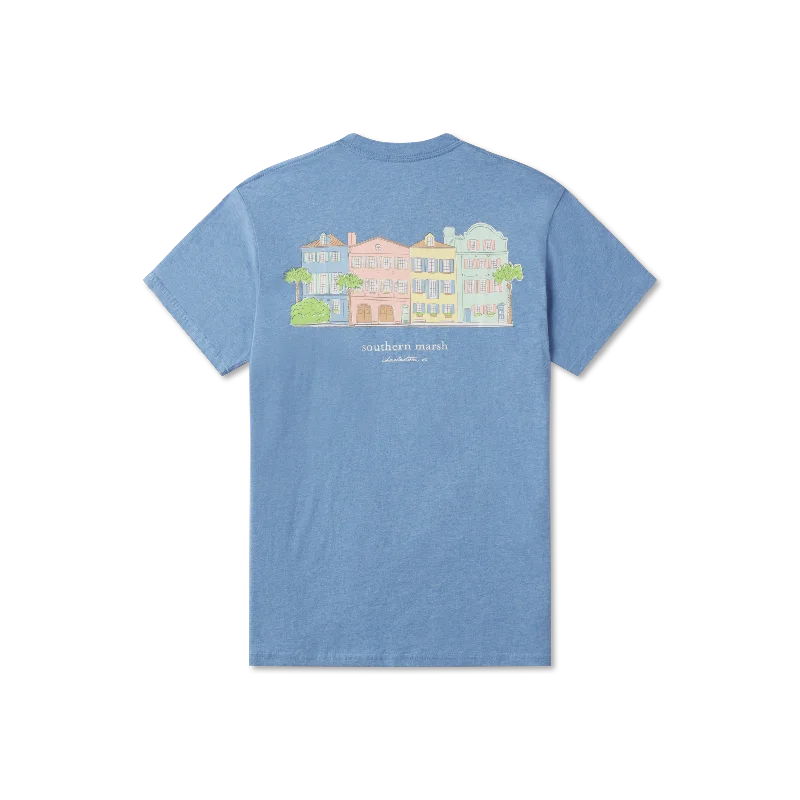 Retro Vintage T-shirt-Southern Cities Tee - Charleston