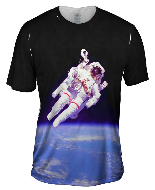 Neon Graphic T-shirt-NASA Space Walk