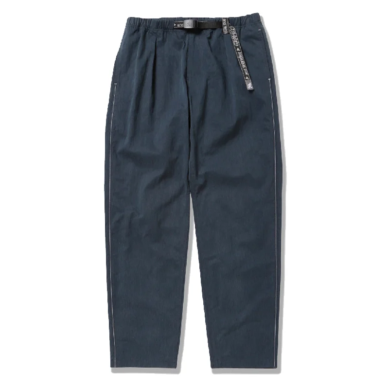 Cool Slogan Pants-Gramicci x And Wander Nyco Climbing G-Pant Navy