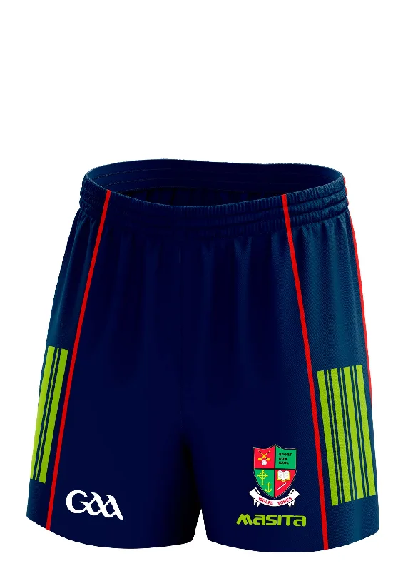 Graphic Print Running Shorts-Wolfe Tones Hurling Longford Training Shorts Adult