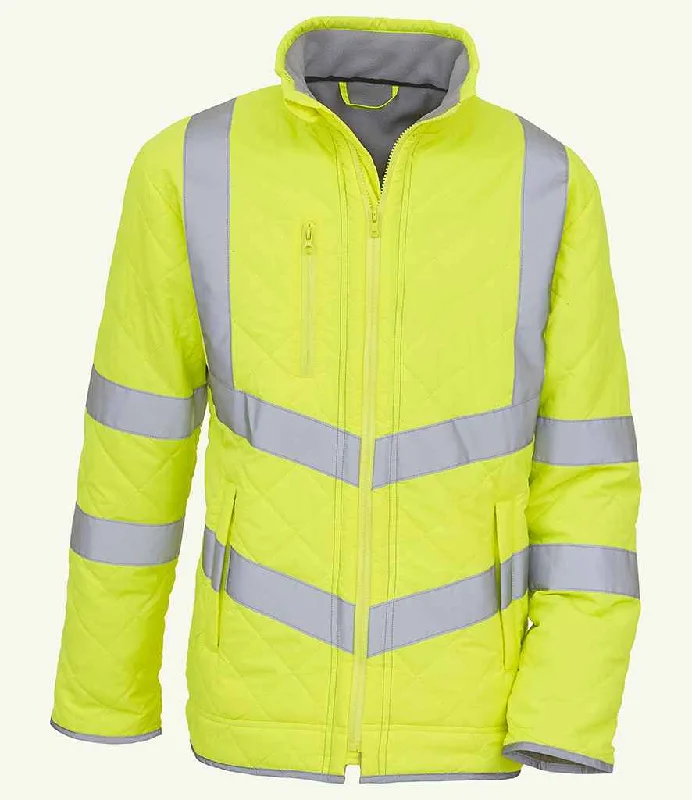 Stylish Peacoat Jacket-Yoko Hi-Vis Kensington Jacket | Yellow