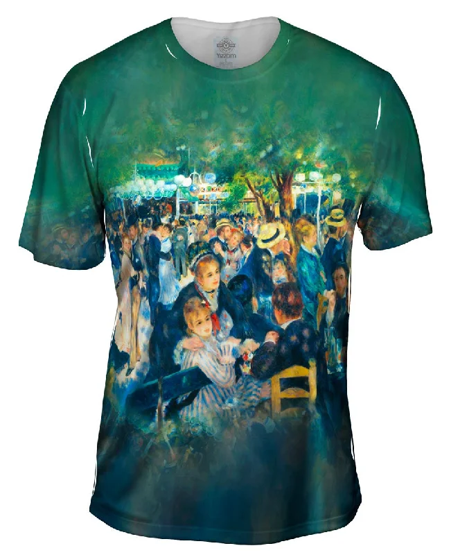 Unique Design T-shirt-Pierre Auguste Renoir - "Le Moulin De La Galette" (1876)