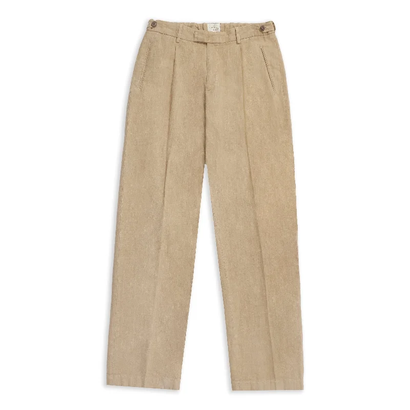 Urban Fashion Pants-Trousers - Beige