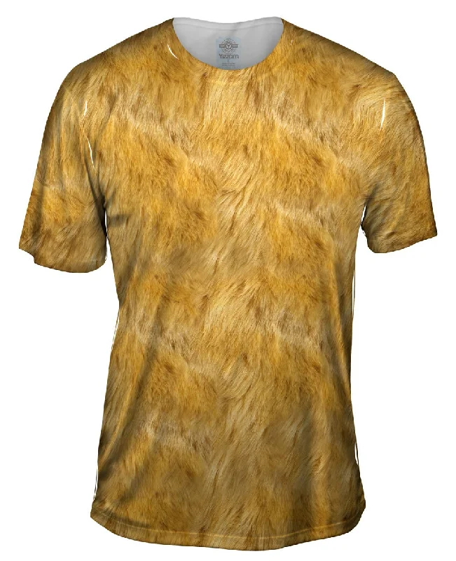 Graphic Design T-shirt-Lion Skin