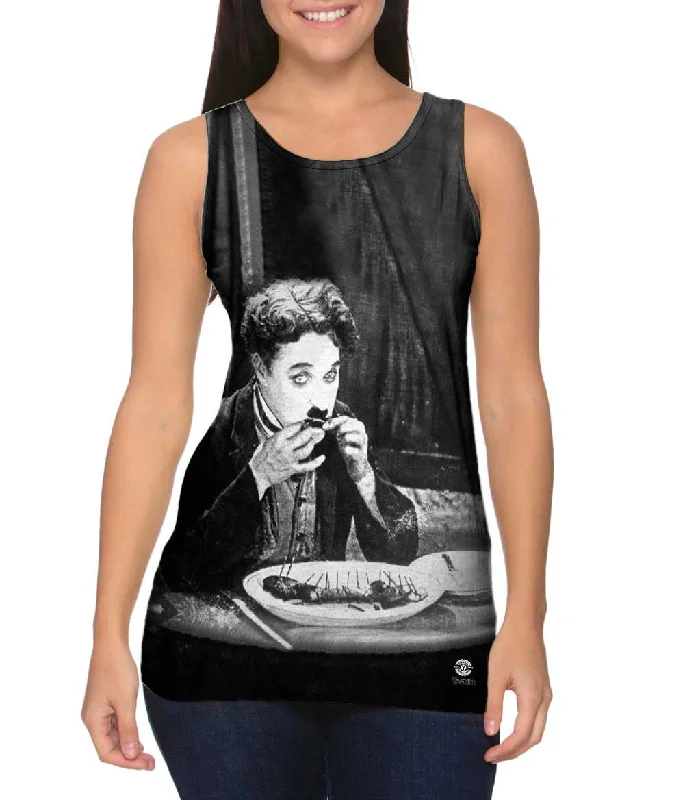 High-Performance Workout Tank-Charlie Chaplin The Gold Rush Boot