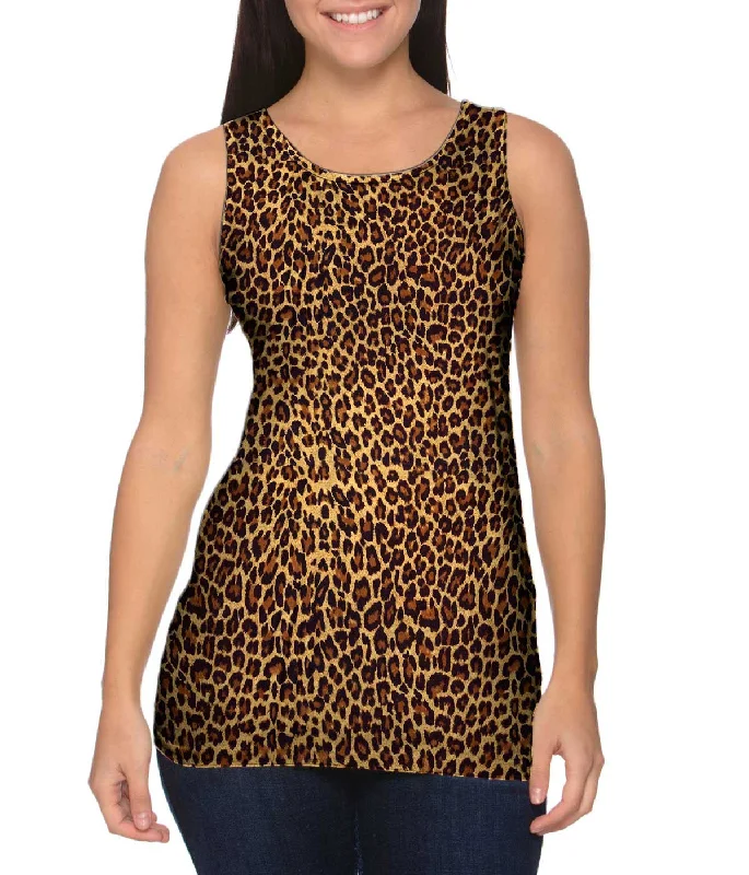 Lightweight Outdoor Tank-Cheetah Skin