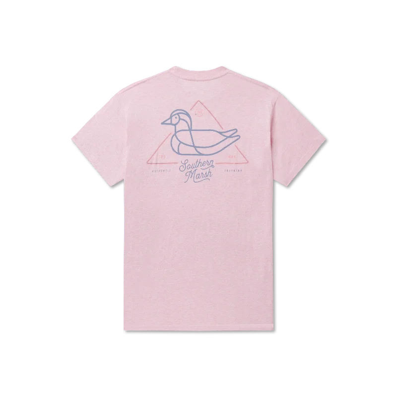 Cartoon Character T-shirt-Warning Duck Tee