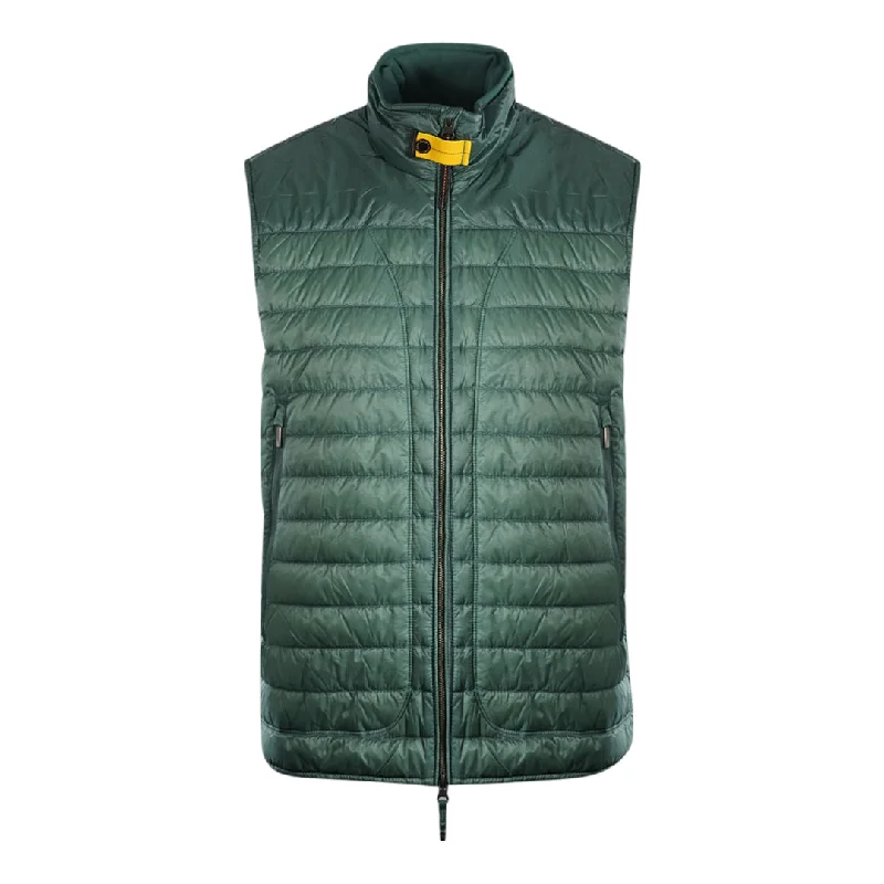 Faux Fur Lined Jacket-Parajumpers Sully Artic Green Gilet Jacket