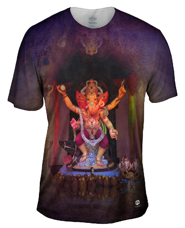 Inspirational Graphic T-shirt-Kirti Krishna Badkundri - "Lord Ganesha Idol Karnataka"