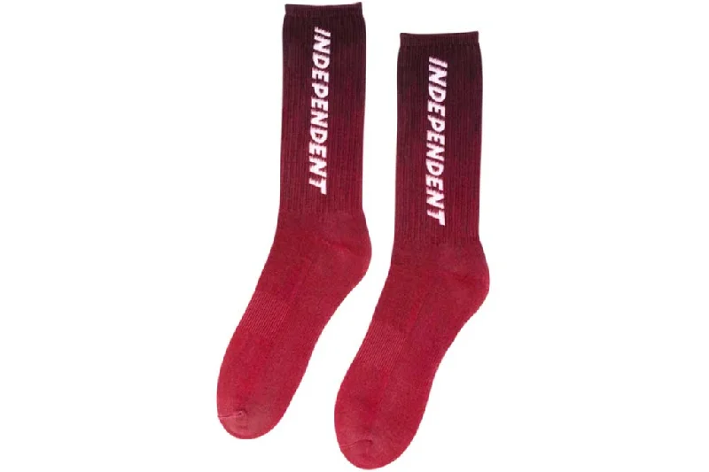 Premium Cotton Socks-Independent BTG Shear Crew Red