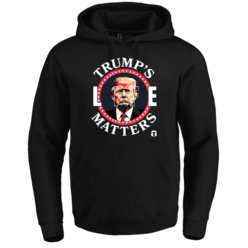 Vintage Graphic Hoodie-Trumps Life Matters Hoodie