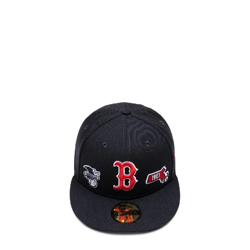 Relaxed Fit Hat-59FIFTY BOSTON RED SOX IDENTITY FITTED CAP