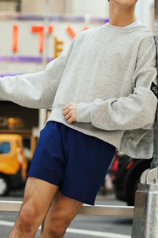 Casual Outdoor Shorts-Long Story Shorts - Navy - FINAL SALE